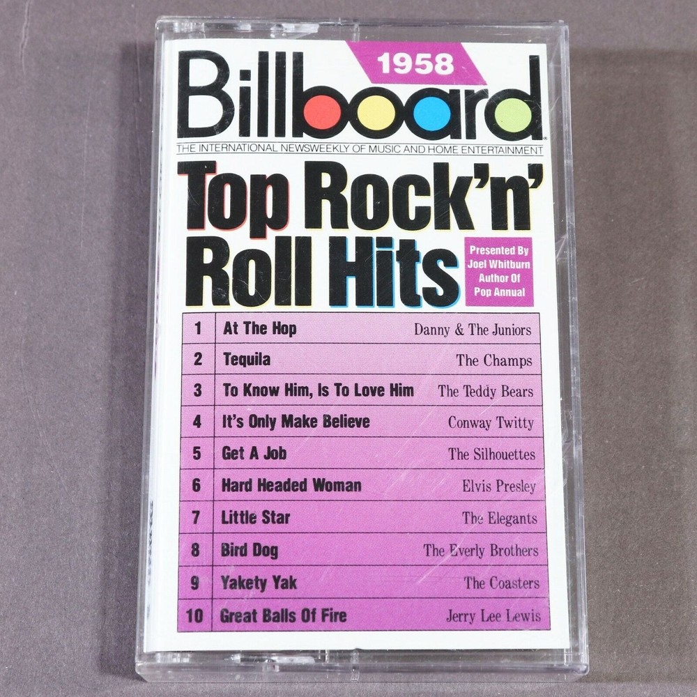 Billboard Top Rock 'n' Roll Hits 1958 Cassette Tape Various Artists The Coasters